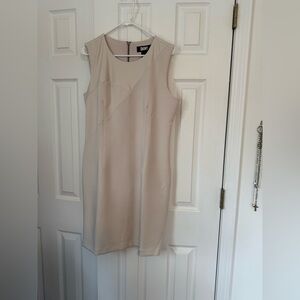 DKNY NWT Women's Cream Midi Dress